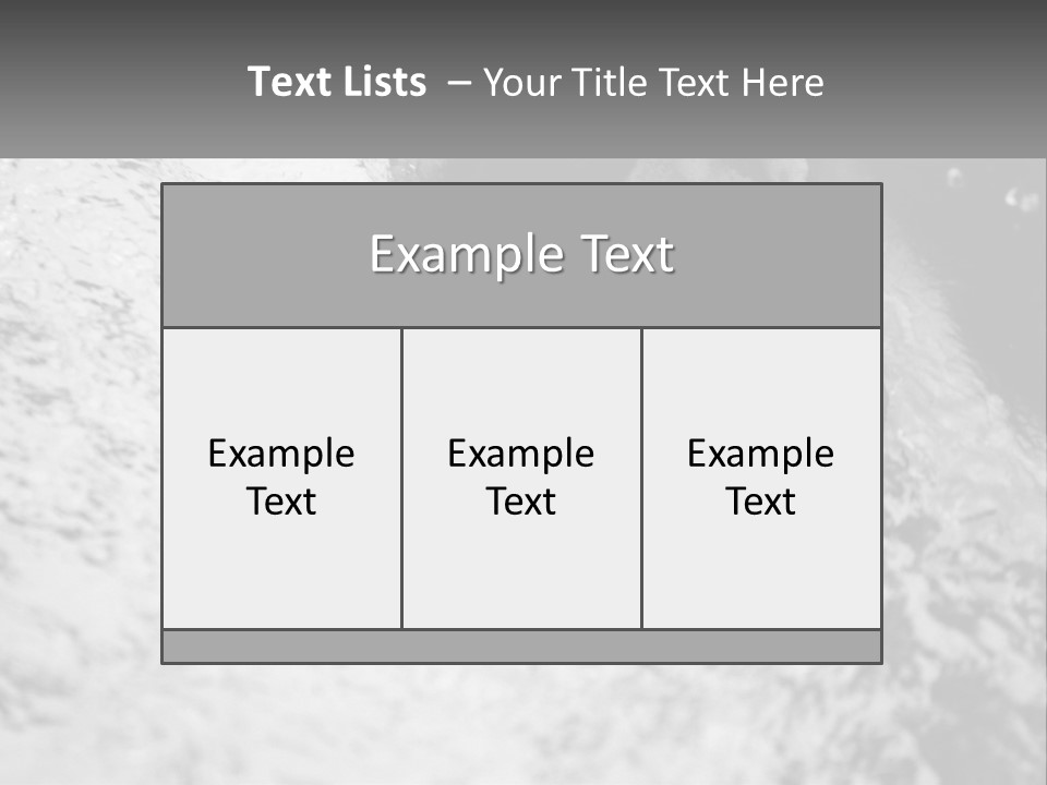 A Black And White Photo Of A Man In The Water PowerPoint Template