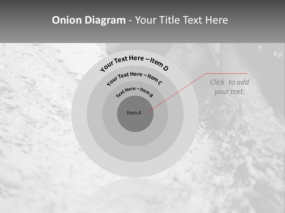 A Black And White Photo Of A Man In The Water PowerPoint Template