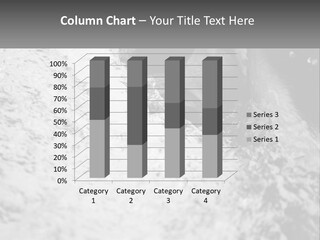 A Black And White Photo Of A Man In The Water PowerPoint Template