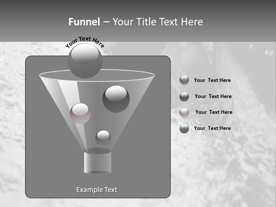 A Black And White Photo Of A Man In The Water PowerPoint Template