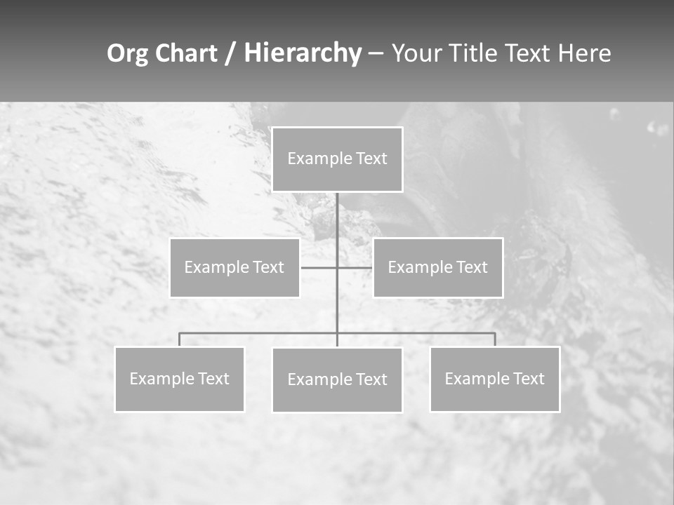 A Black And White Photo Of A Man In The Water PowerPoint Template