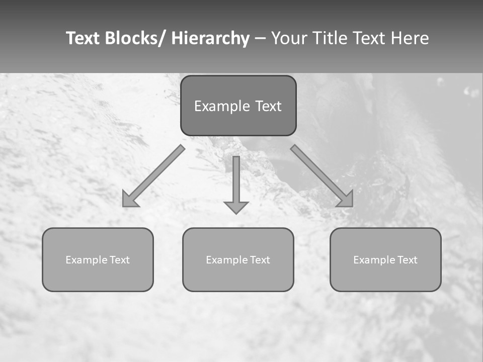 A Black And White Photo Of A Man In The Water PowerPoint Template