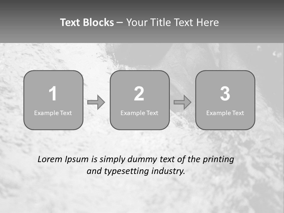 A Black And White Photo Of A Man In The Water PowerPoint Template