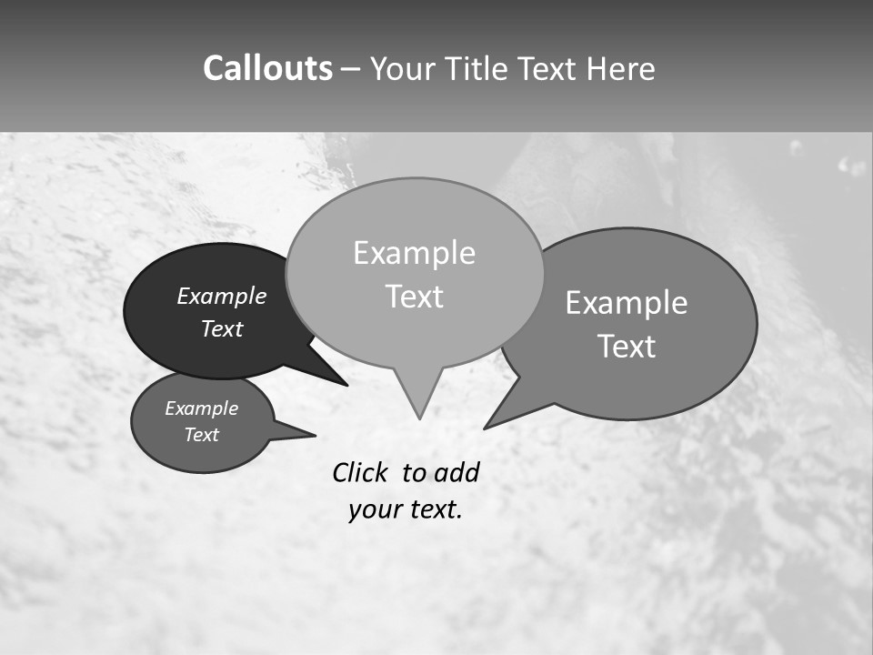 A Black And White Photo Of A Man In The Water PowerPoint Template