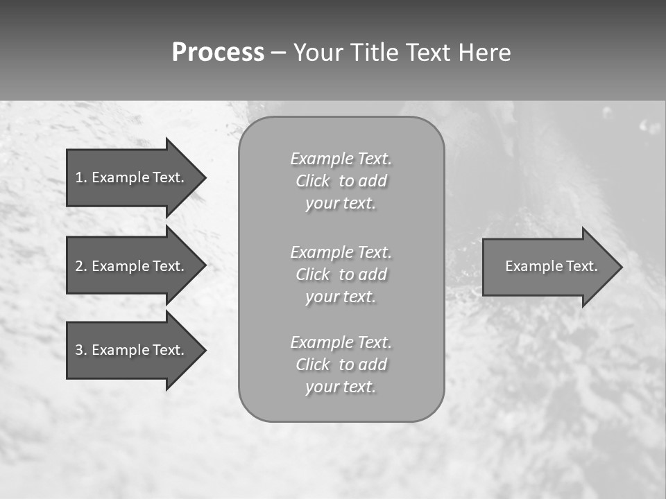 A Black And White Photo Of A Man In The Water PowerPoint Template