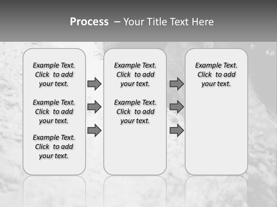 A Black And White Photo Of A Man In The Water PowerPoint Template