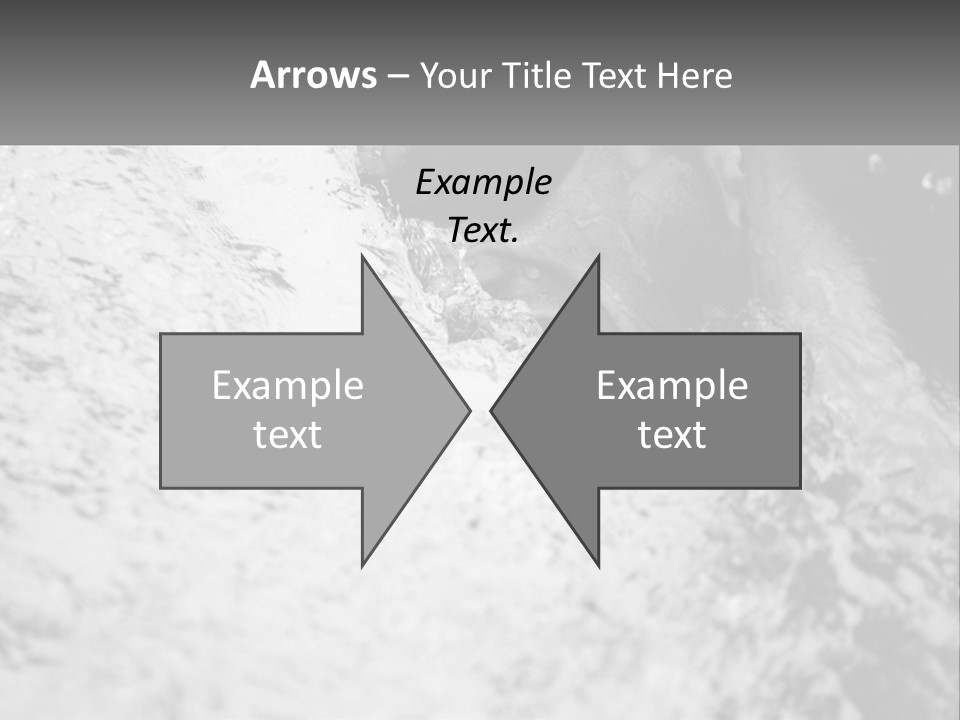 A Black And White Photo Of A Man In The Water PowerPoint Template