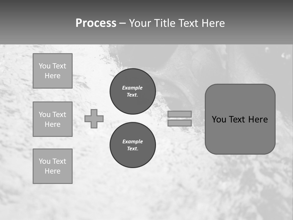 A Black And White Photo Of A Man In The Water PowerPoint Template