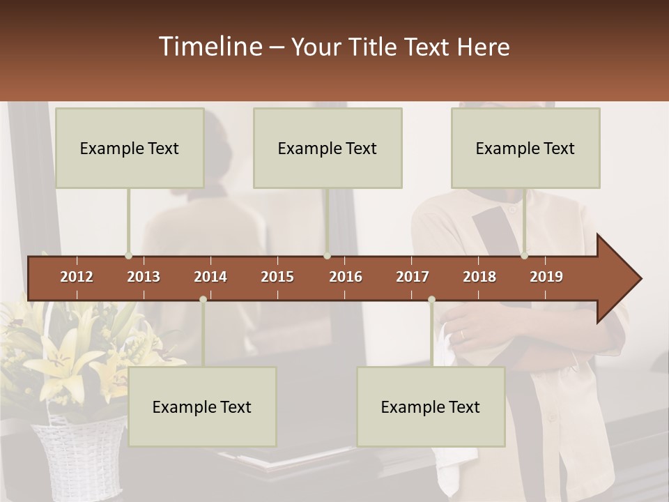 A Woman Standing In Front Of A Mirror With Her Arms Crossed PowerPoint Template