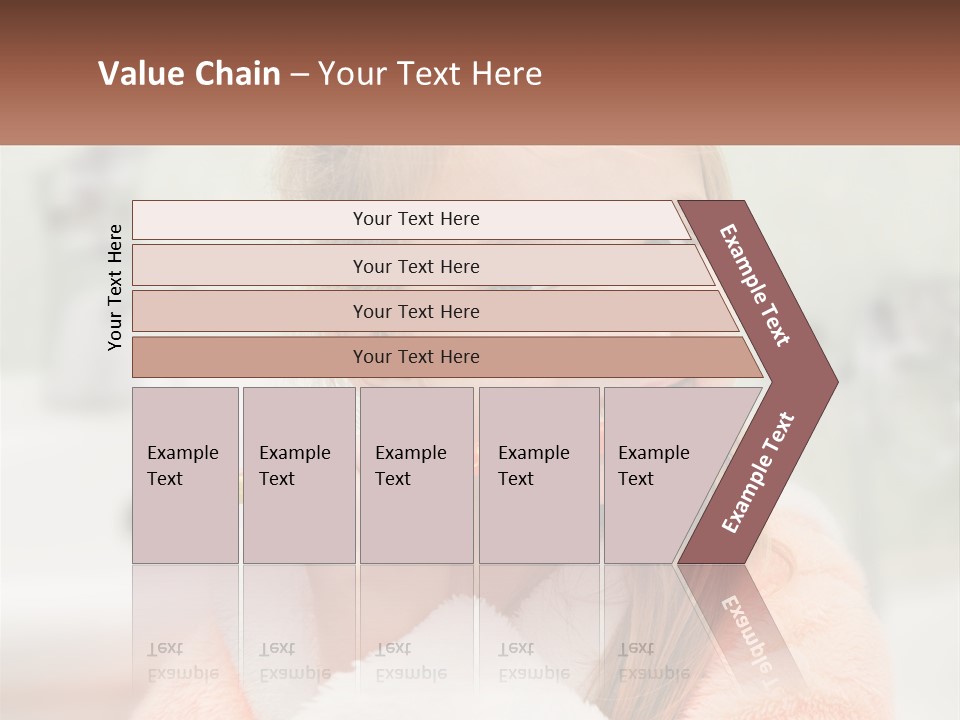 A Little Girl Brushing Her Teeth With A Toothbrush PowerPoint Template