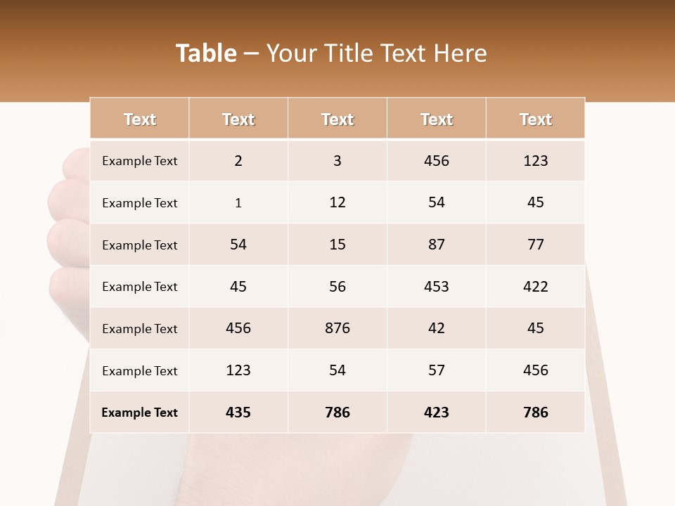A Person Writing On A Clipboard With A Pen PowerPoint Template