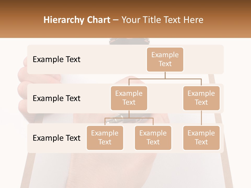 A Person Writing On A Clipboard With A Pen PowerPoint Template