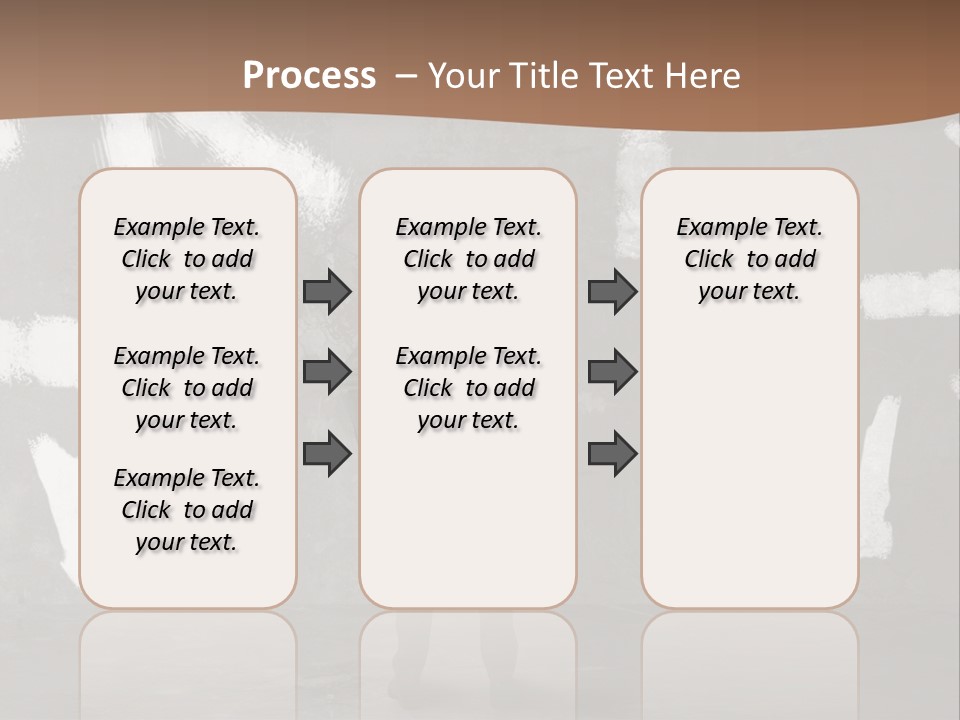 A Man Standing In Front Of A Wall With Arrows Drawn On It PowerPoint Template