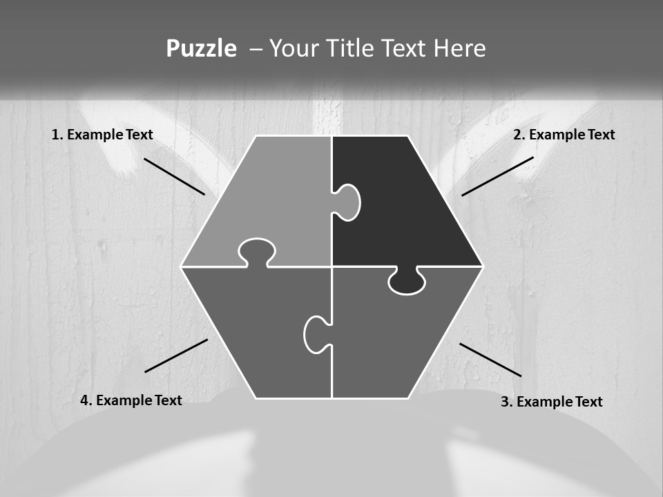 A Person Standing In Front Of A Wall With An Arrow Drawn On It PowerPoint Template