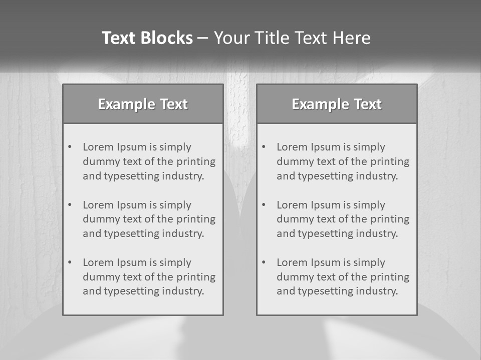 A Person Standing In Front Of A Wall With An Arrow Drawn On It PowerPoint Template