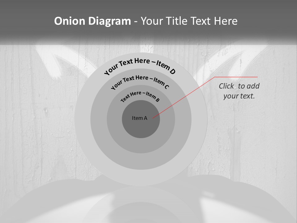 A Person Standing In Front Of A Wall With An Arrow Drawn On It PowerPoint Template