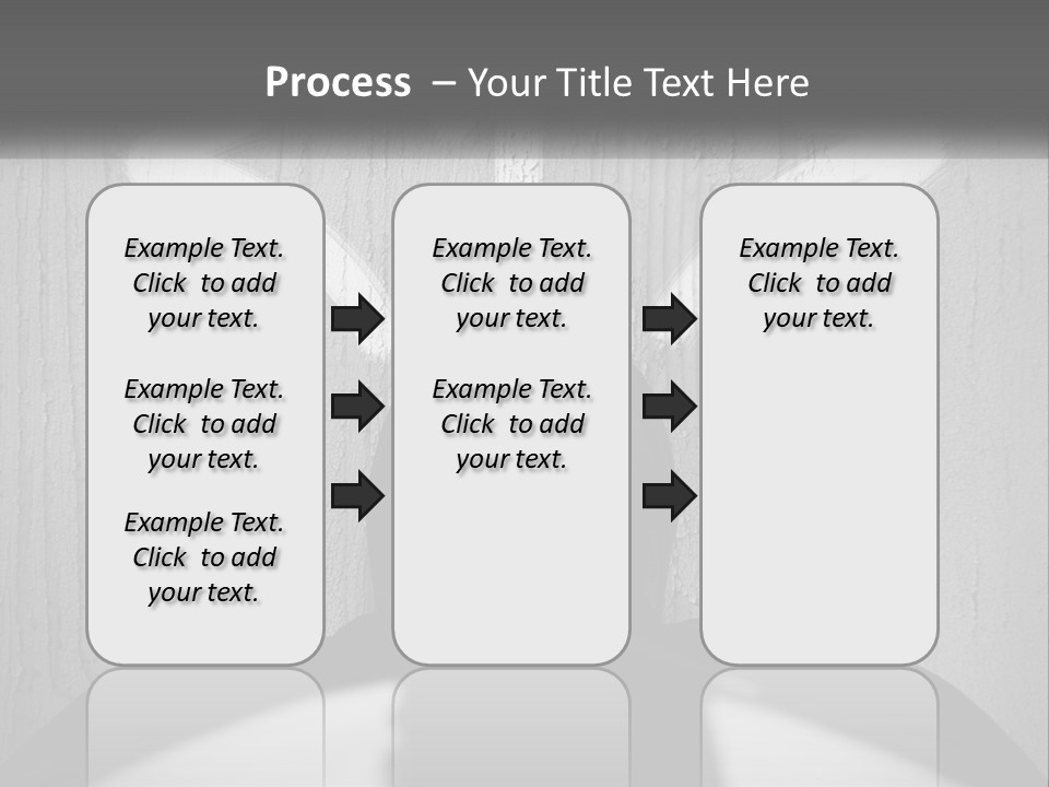 A Person Standing In Front Of A Wall With An Arrow Drawn On It PowerPoint Template