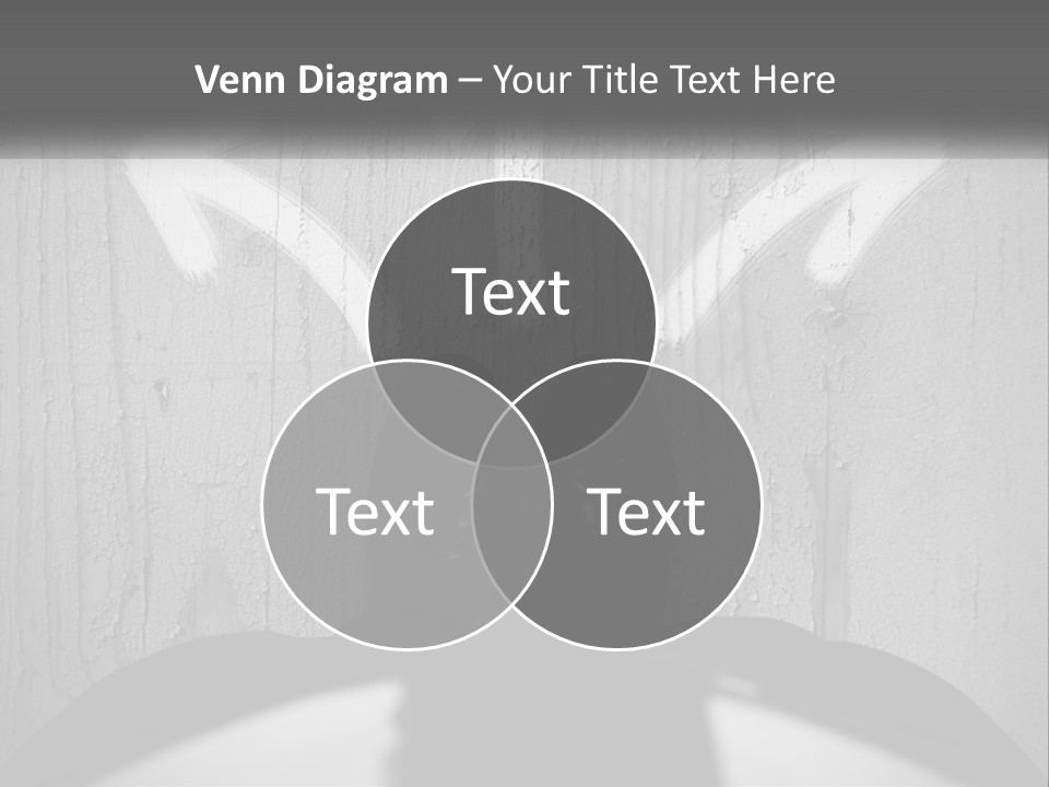 A Person Standing In Front Of A Wall With An Arrow Drawn On It PowerPoint Template