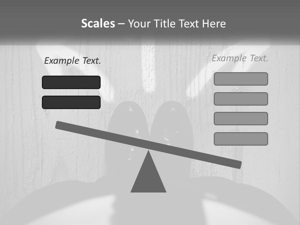 A Person Standing In Front Of A Wall With An Arrow Drawn On It PowerPoint Template