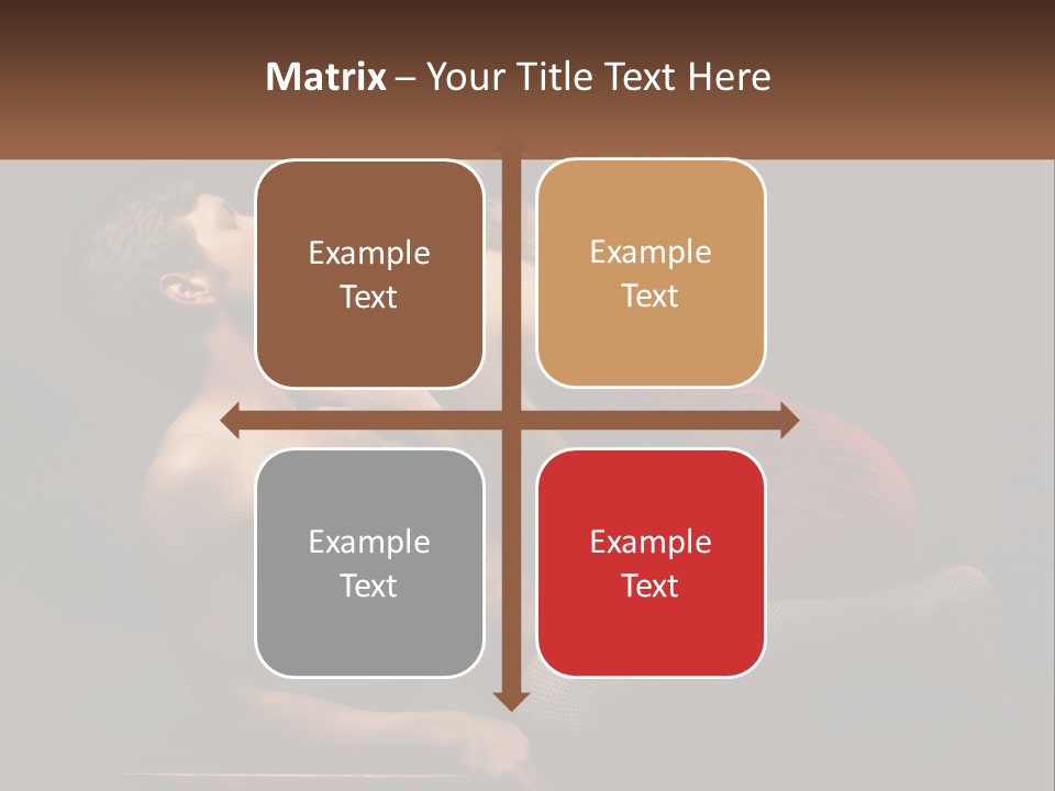A Man Kissing A Woman On The Cheek PowerPoint Template
