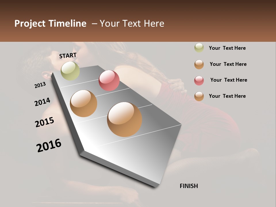 A Man Kissing A Woman On The Cheek PowerPoint Template