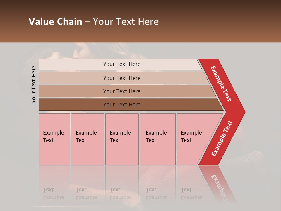 A Man Kissing A Woman On The Cheek PowerPoint Template