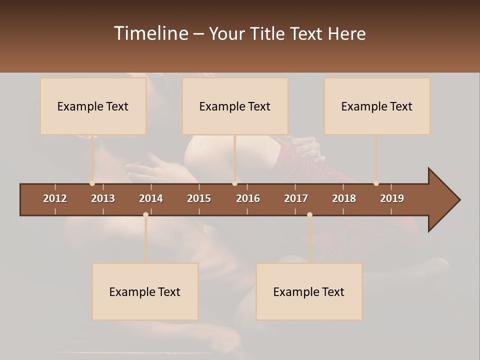 A Man Kissing A Woman On The Cheek PowerPoint Template
