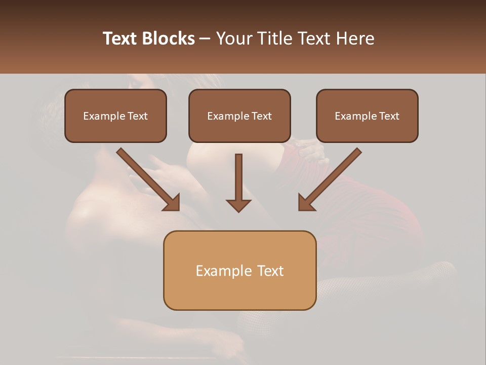 A Man Kissing A Woman On The Cheek PowerPoint Template