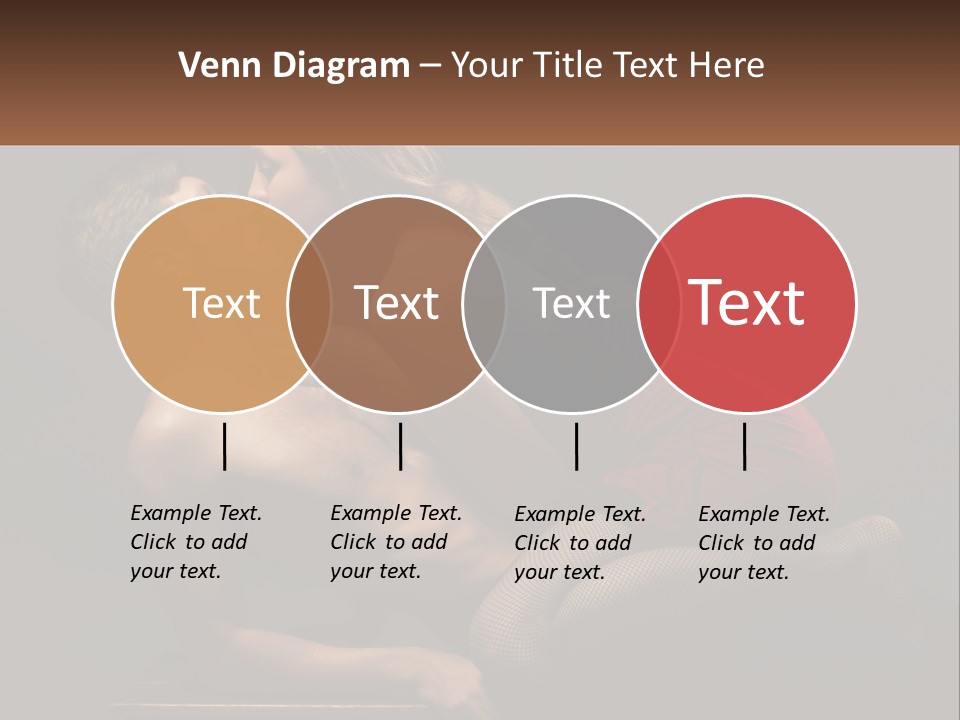 A Man Kissing A Woman On The Cheek PowerPoint Template