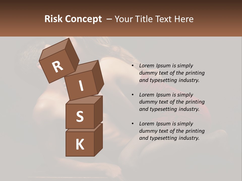 A Man Kissing A Woman On The Cheek PowerPoint Template