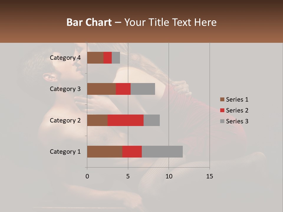 A Man Kissing A Woman On The Cheek PowerPoint Template