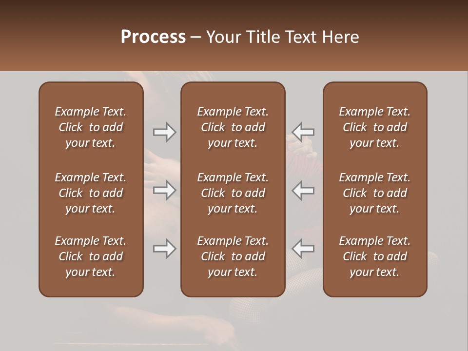 A Man Kissing A Woman On The Cheek PowerPoint Template