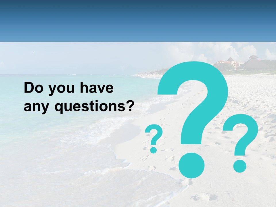 A Sandy Beach With Footprints In The Sand PowerPoint Template