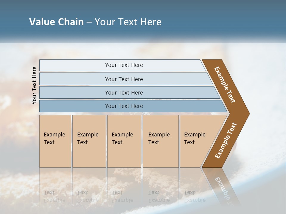 A Plate Of Pastries With Powdered Sugar On Top PowerPoint Template