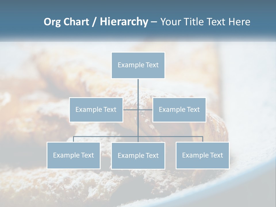 A Plate Of Pastries With Powdered Sugar On Top PowerPoint Template