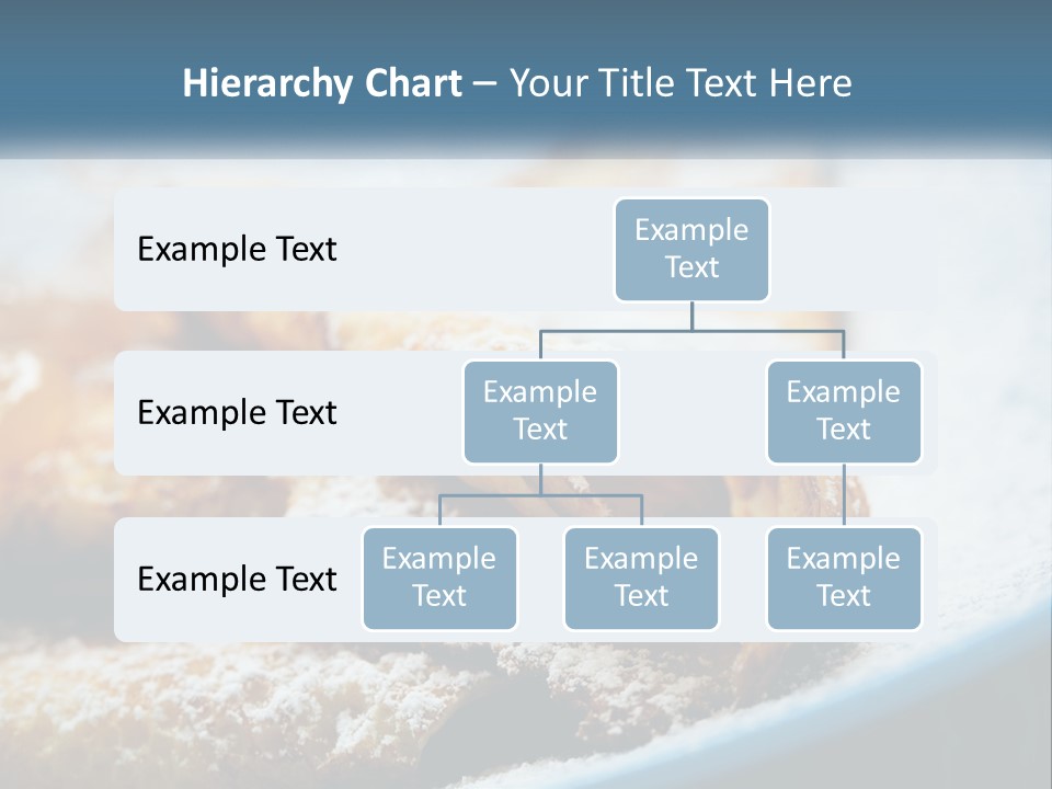 A Plate Of Pastries With Powdered Sugar On Top PowerPoint Template