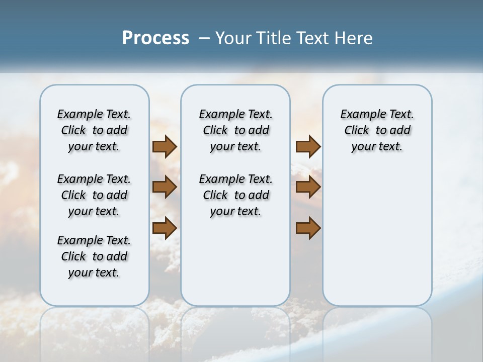 A Plate Of Pastries With Powdered Sugar On Top PowerPoint Template