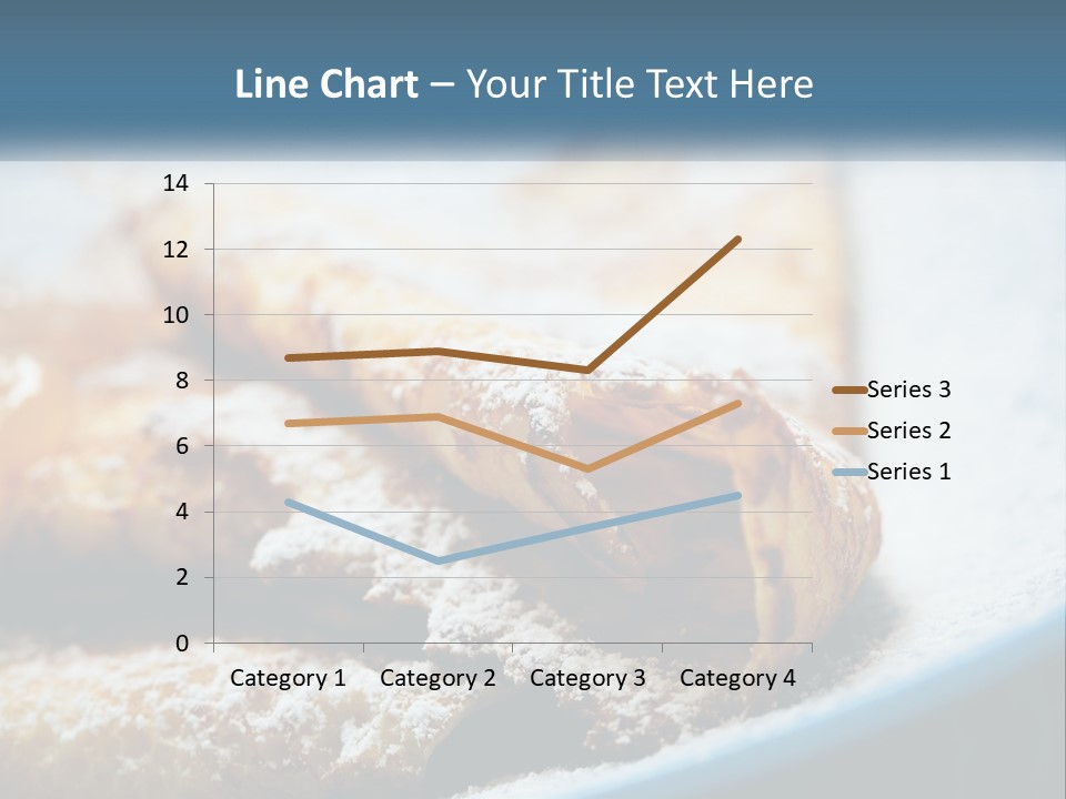 A Plate Of Pastries With Powdered Sugar On Top PowerPoint Template