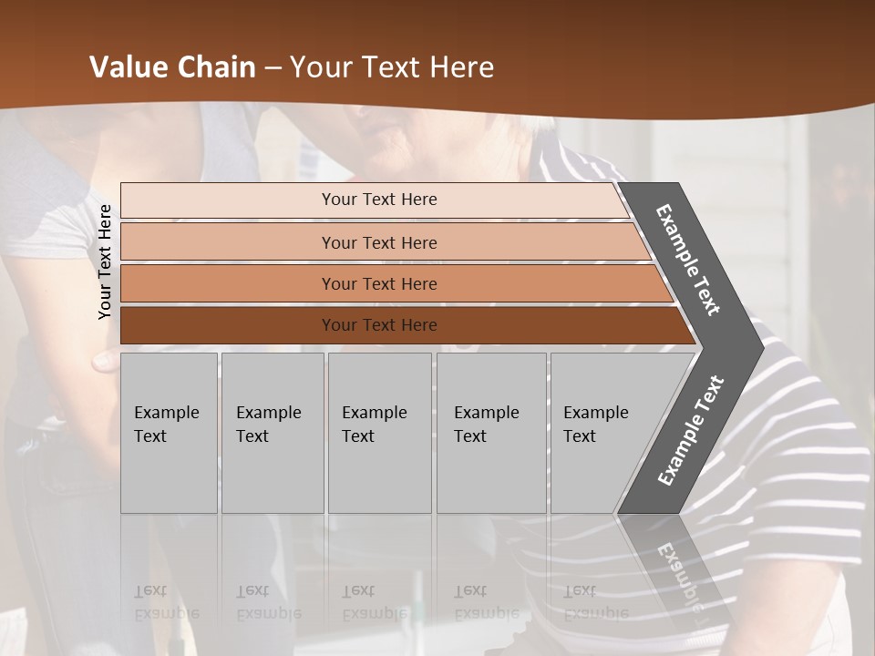 A Woman Helping A Woman With A Toothbrush PowerPoint Template