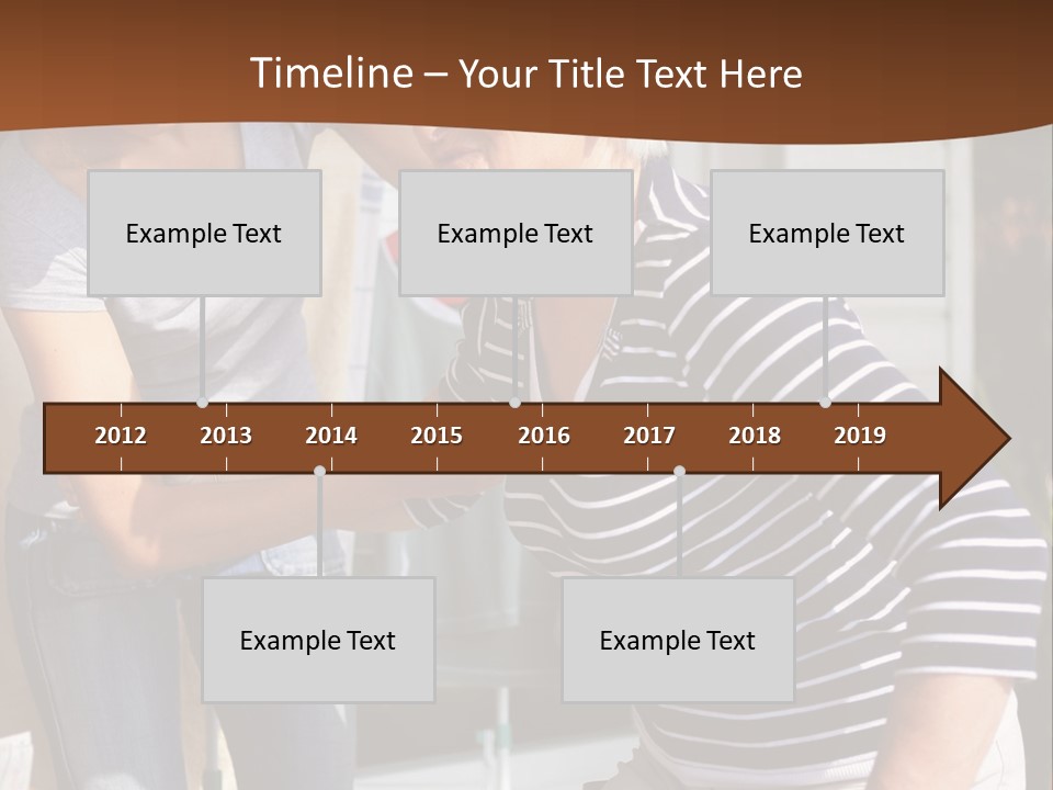 A Woman Helping A Woman With A Toothbrush PowerPoint Template