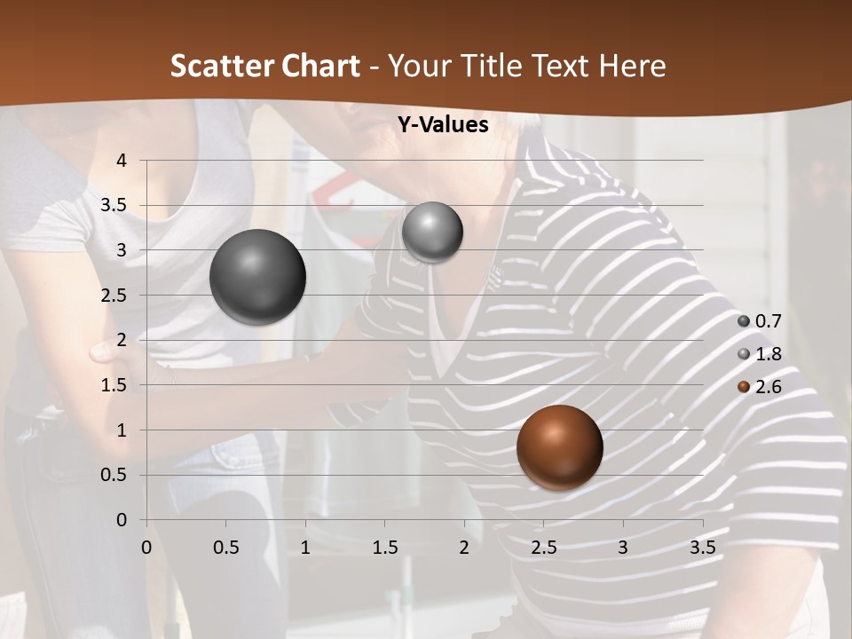 A Woman Helping A Woman With A Toothbrush PowerPoint Template