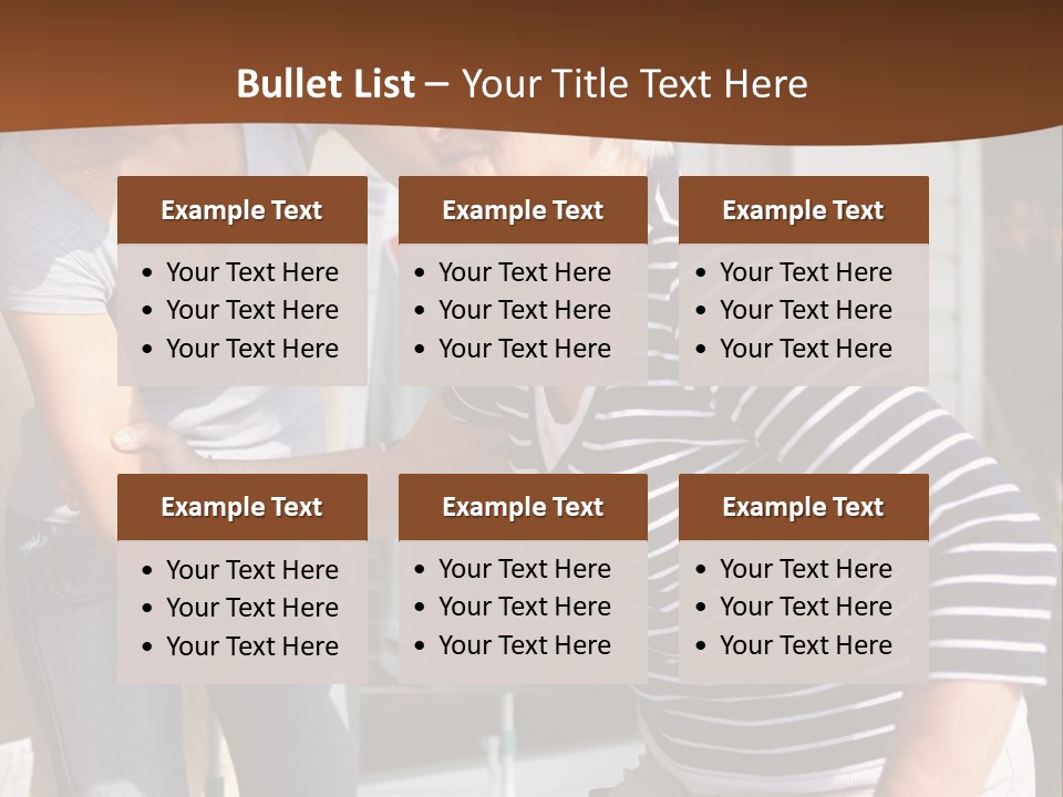 A Woman Helping A Woman With A Toothbrush PowerPoint Template
