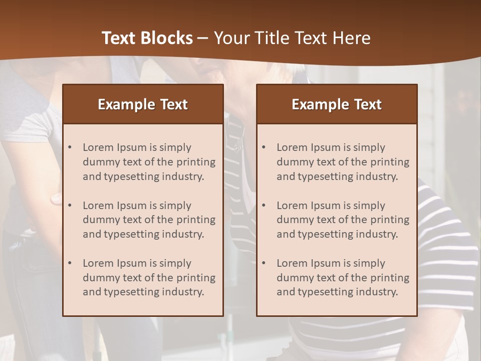 A Woman Helping A Woman With A Toothbrush PowerPoint Template