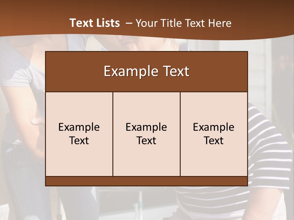 A Woman Helping A Woman With A Toothbrush PowerPoint Template