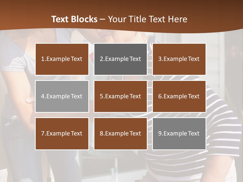 A Woman Helping A Woman With A Toothbrush PowerPoint Template