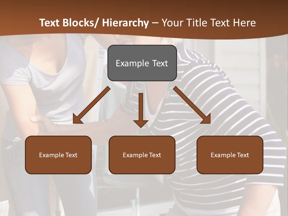 A Woman Helping A Woman With A Toothbrush PowerPoint Template