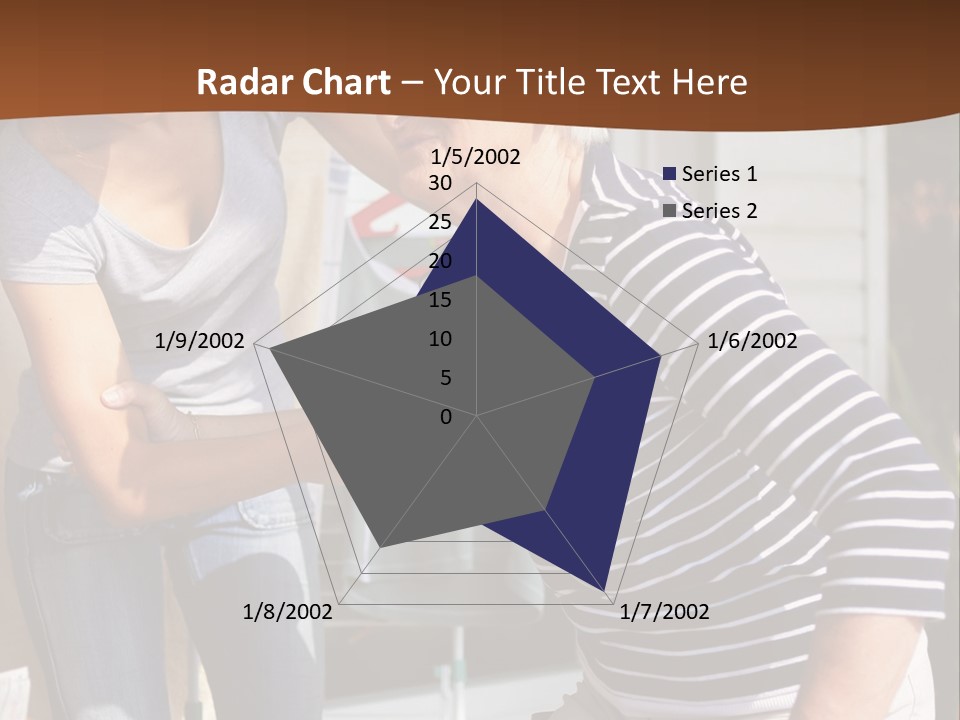 A Woman Helping A Woman With A Toothbrush PowerPoint Template