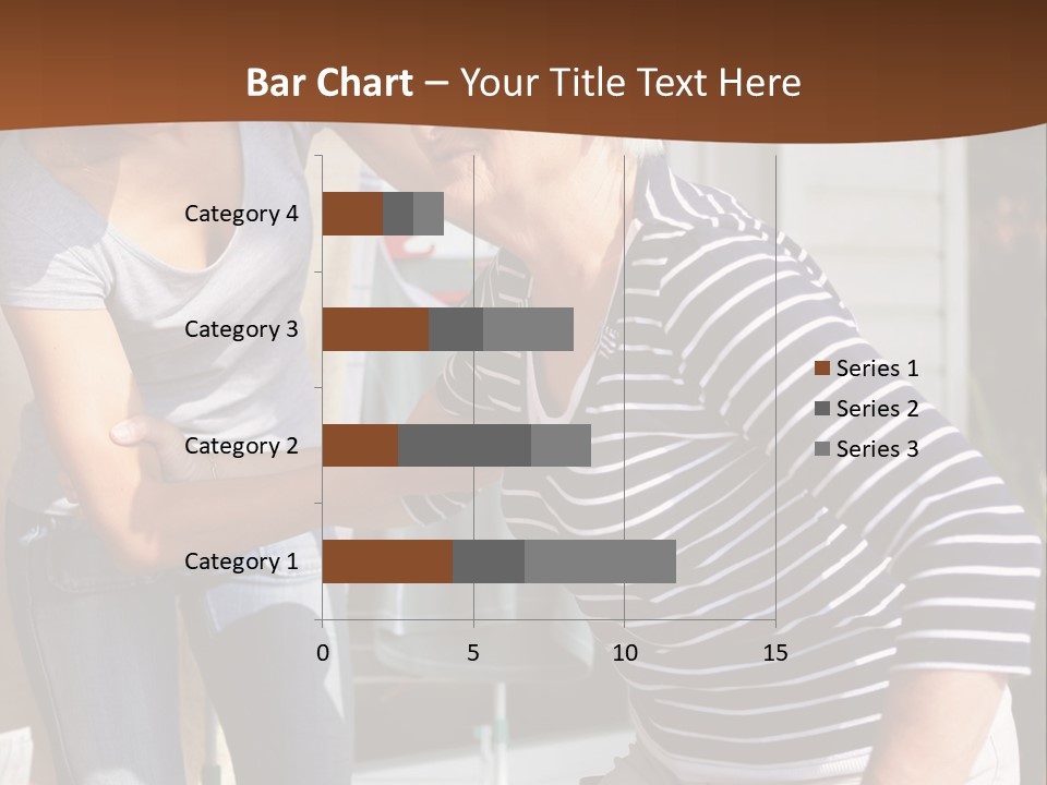 A Woman Helping A Woman With A Toothbrush PowerPoint Template