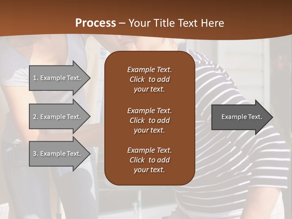 A Woman Helping A Woman With A Toothbrush PowerPoint Template