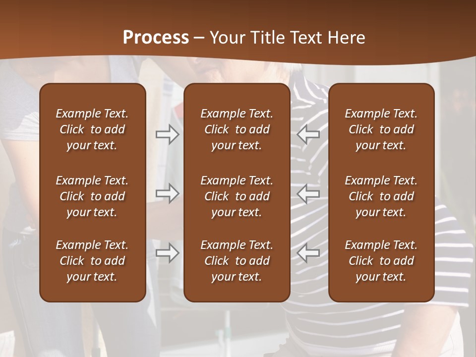 A Woman Helping A Woman With A Toothbrush PowerPoint Template